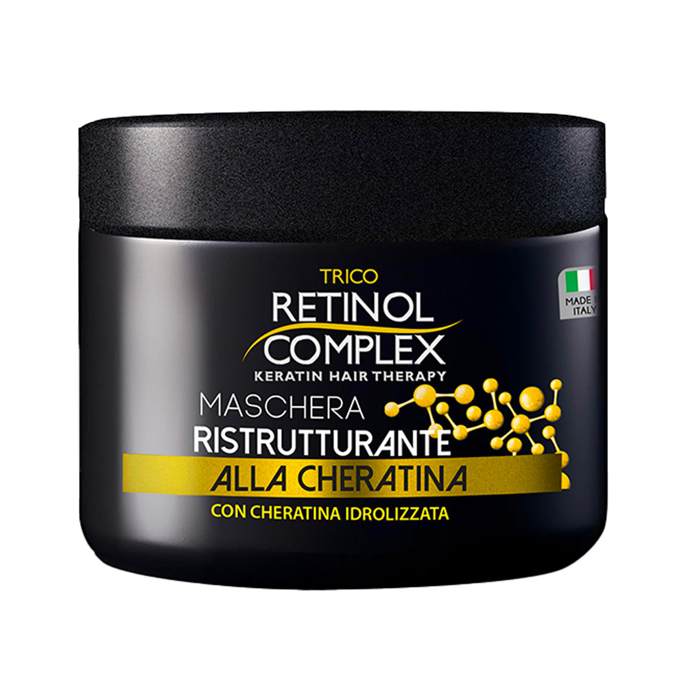 Maschera Ristrutturante alla Cheratina 500ml | Retinol Complex